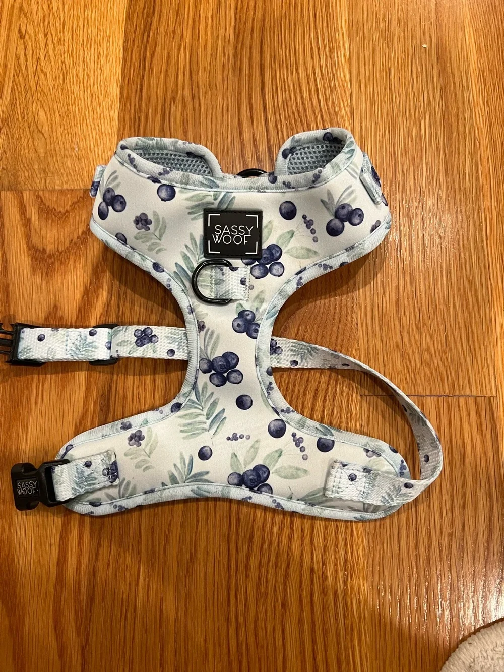 SassyWoof blueberry dog harness